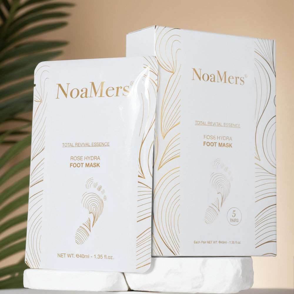 Total Care Essence Rose Hydra Foot Mask