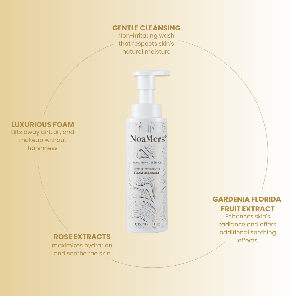 Rose Flower Gentle Foam Cleanser